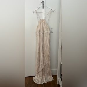 Vintage Grecian Style Halter Dress